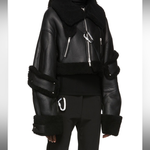 Designer Shearling Jacket - Picture 5 of 6